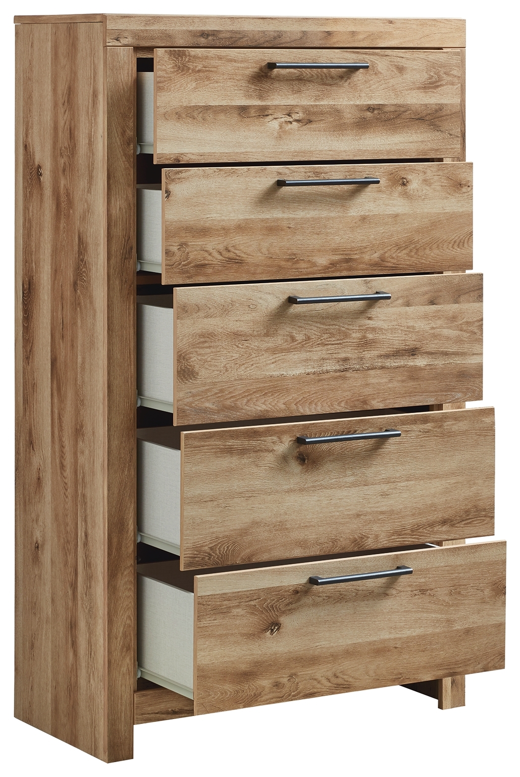 Hyanna - Five Drawer Chest - Tan Brown - Image 3