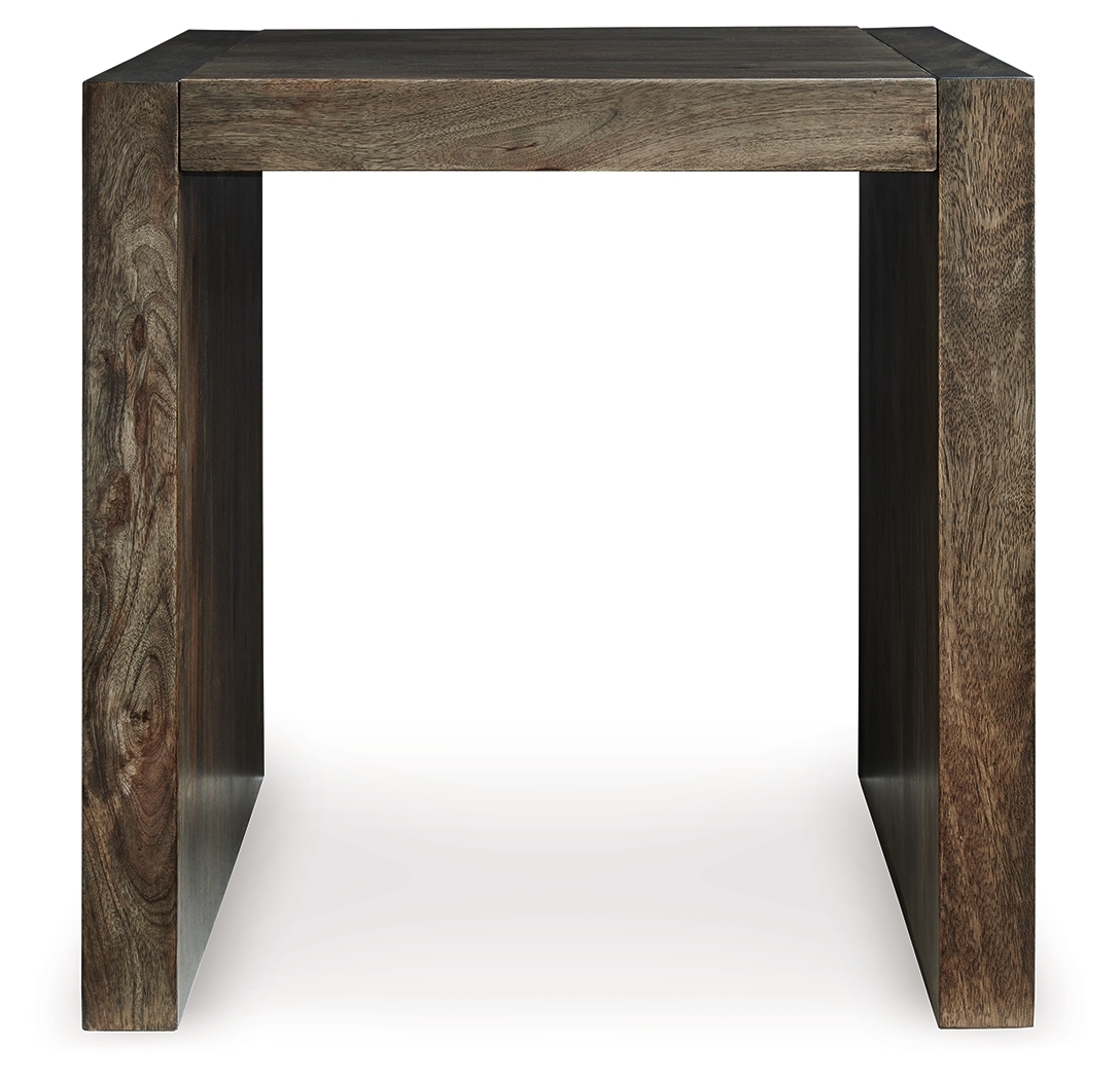 Dreggan - Square End Table - Brown - Image 3