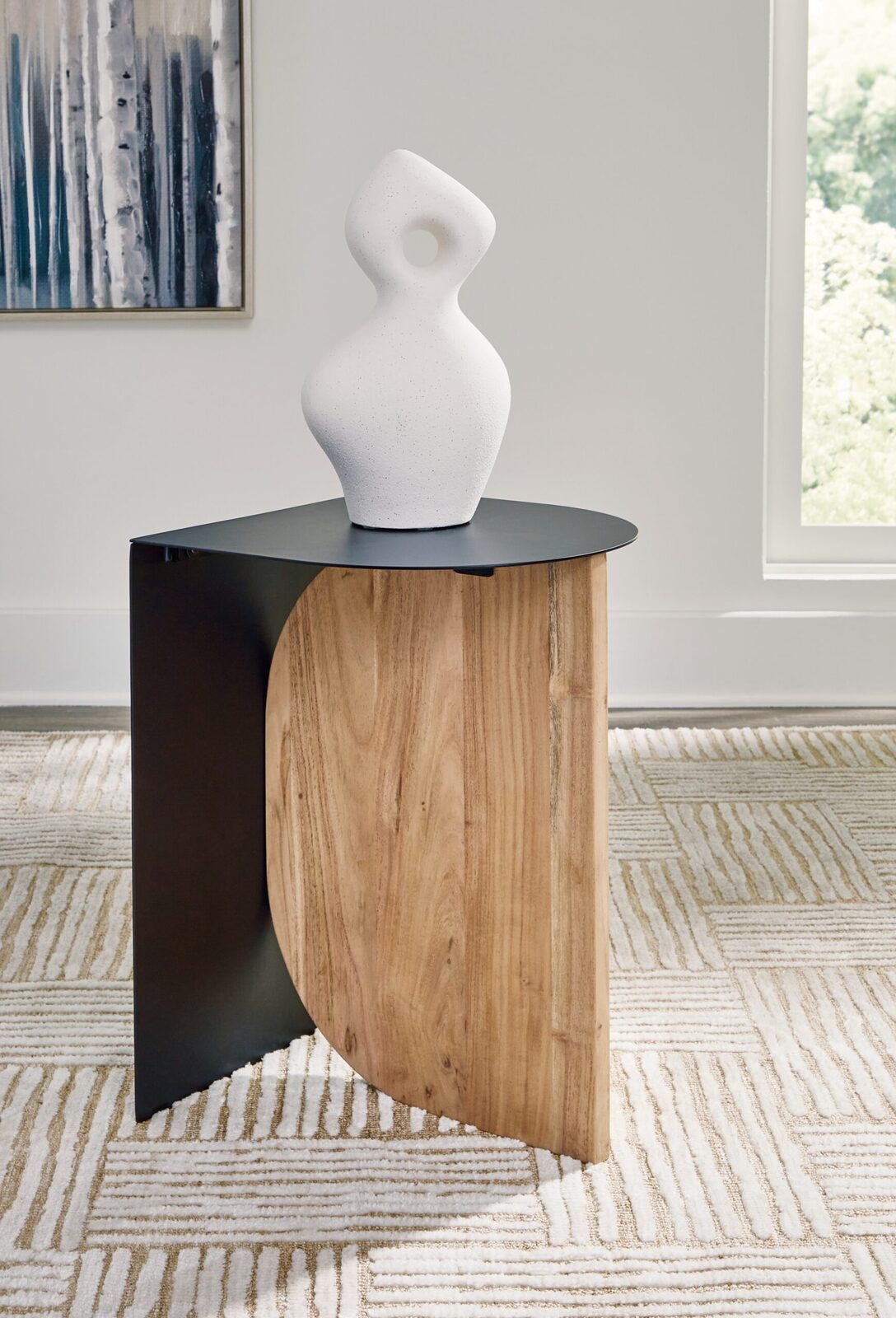 Ladgate - Accent Table - Black / Natural - Image 2