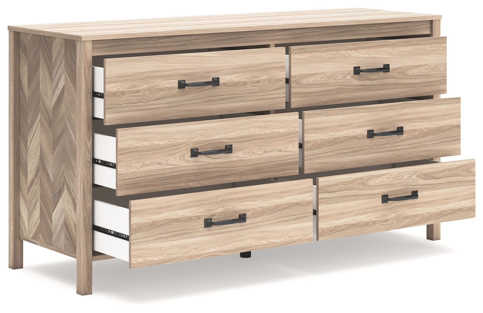 Battelle - Six Drawer Dresser - Tan - Image 4