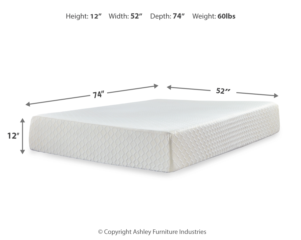Chime 12 Inch Memory Foam - Memory Foam Mattress - Image 27
