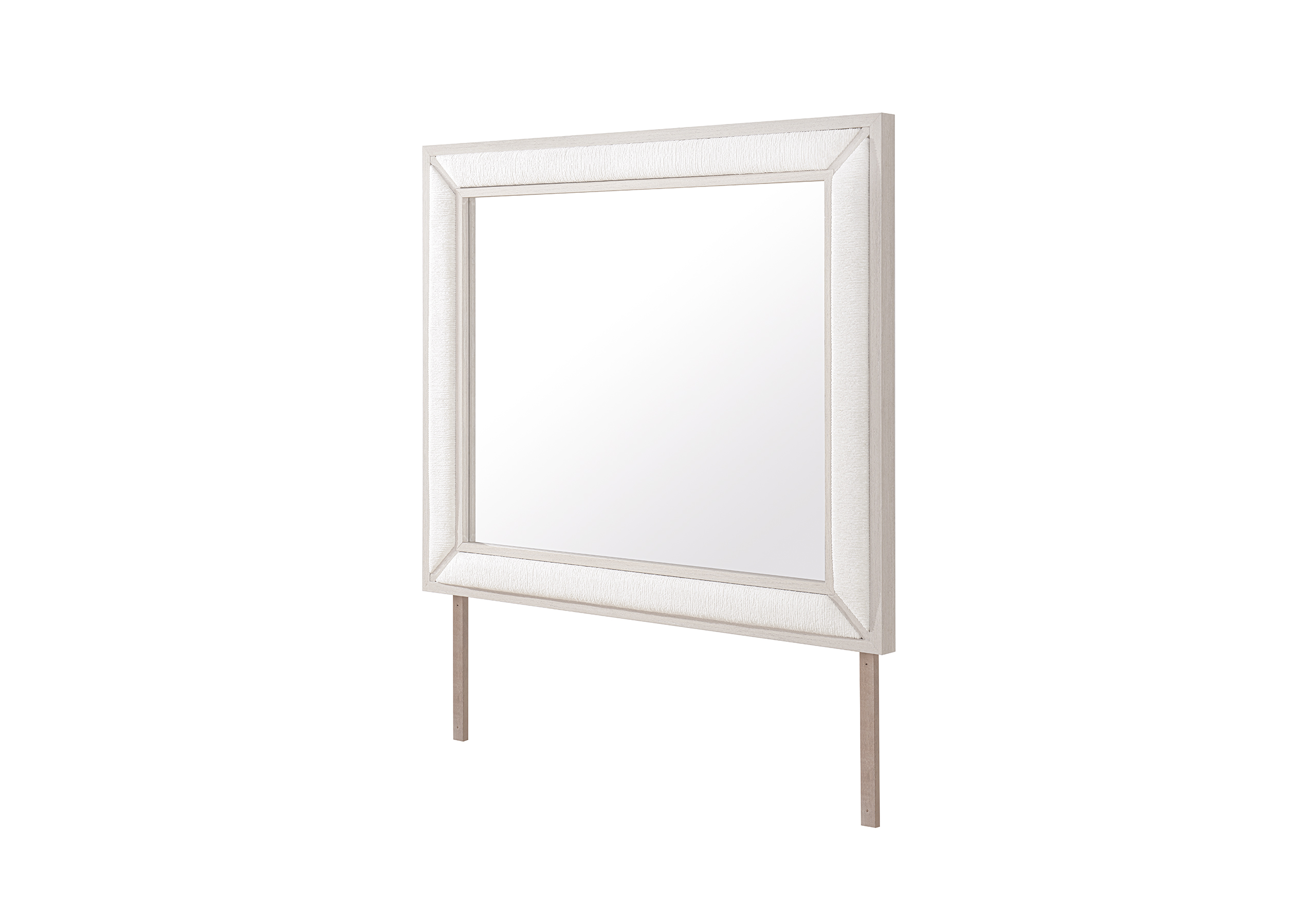 Clara - Upholstered Mirror - Beige - Image 5