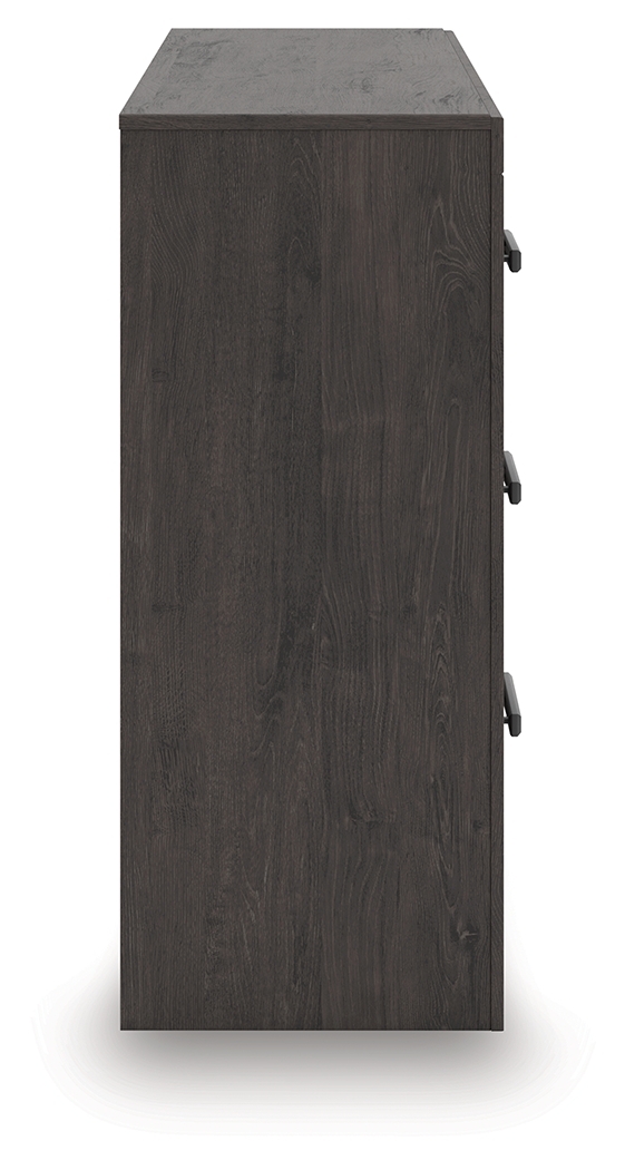 Prendonea - Six Drawer Dresser - Charcoal - Image 7