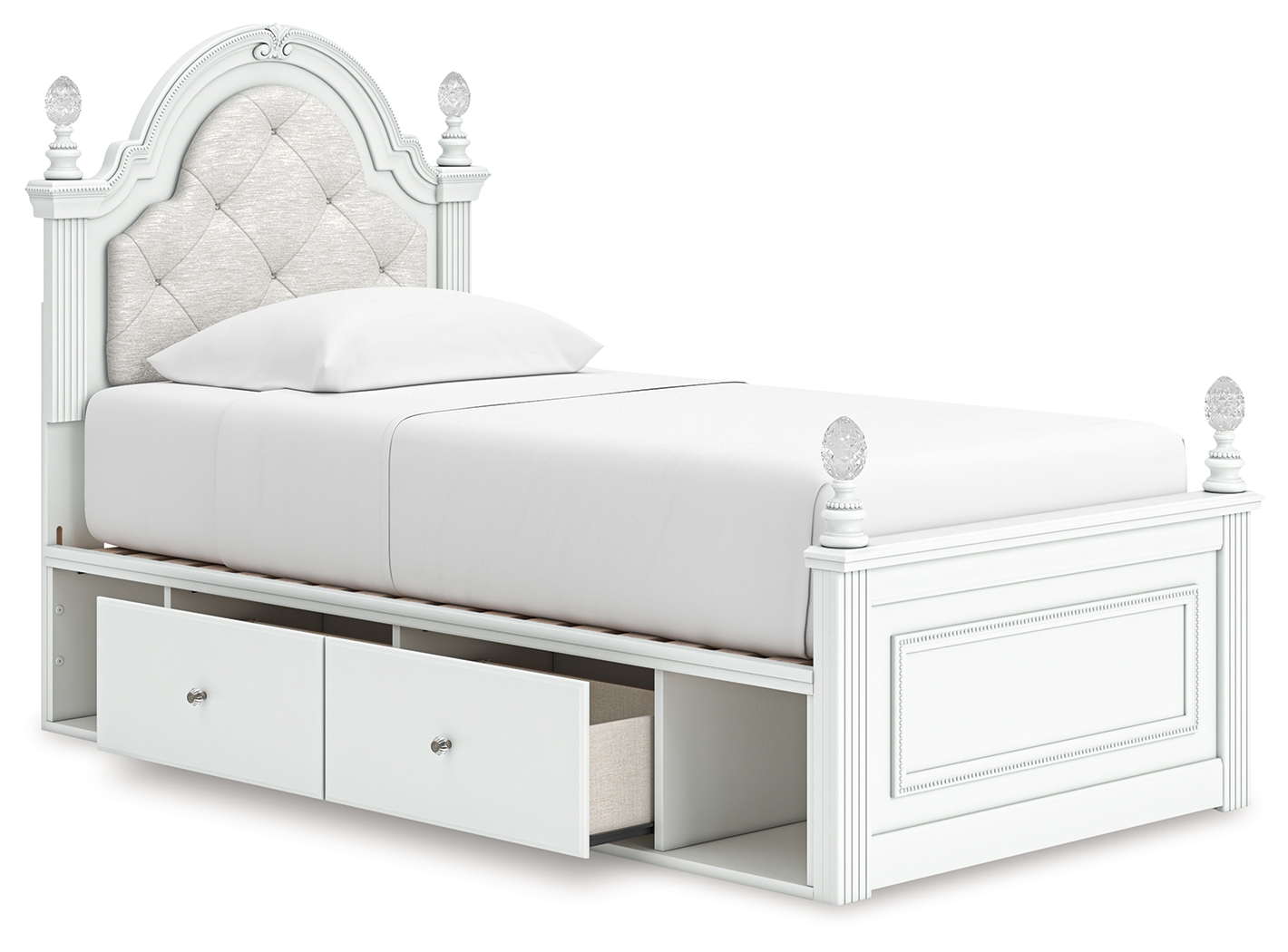 Kozlani - Upholstered Panel Storage Bed - Image 4