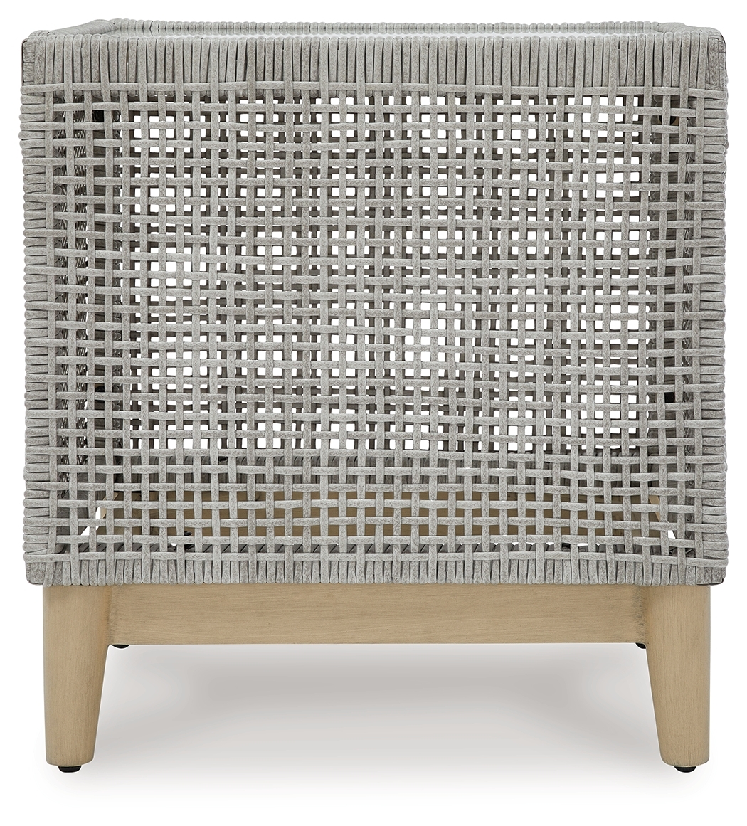 Seton Creek - Square End Table - Gray - Image 4