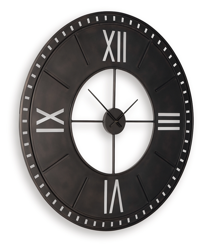 Lytle - Wall Clock - Antique Brown - Image 3