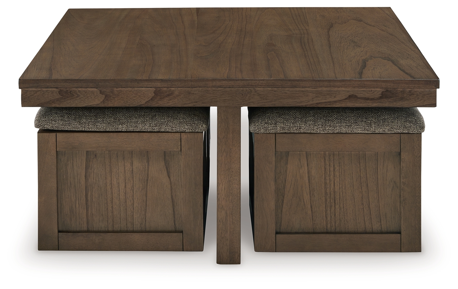 Boardernest - Cocktail Table With 4 Stools (Set of 5) - Brown - Image 4