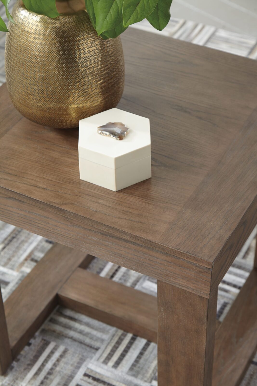 Cariton - Square End Table - Gray - Image 6
