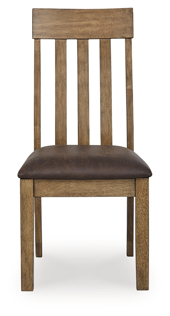 Urbinforte - Dining Upholstered Side Chair (Set of 2) - Light Brown - Image 4