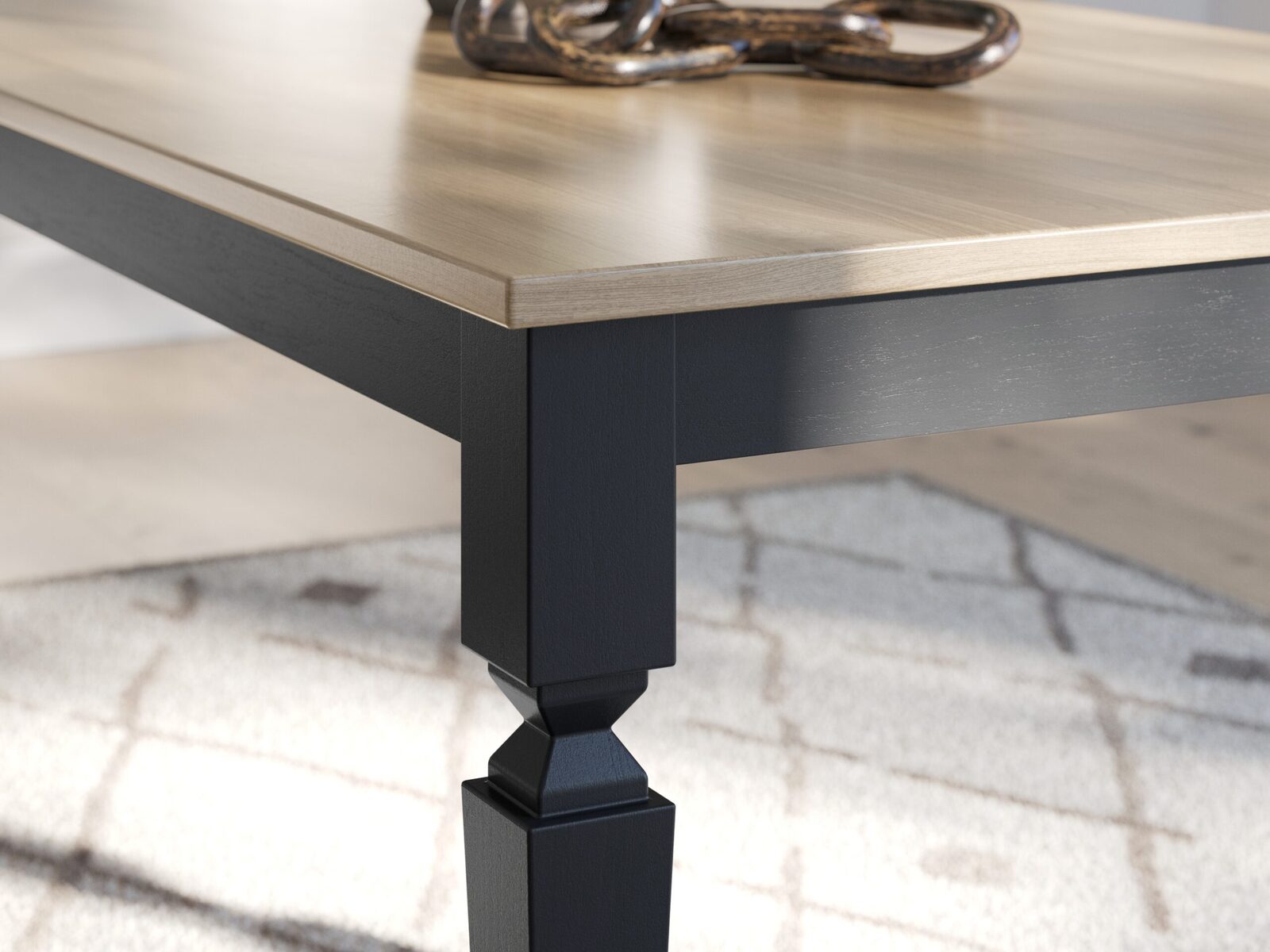Brenkerton - Rectangular Dining Room Table - Grayish Brown / Black - Image 9