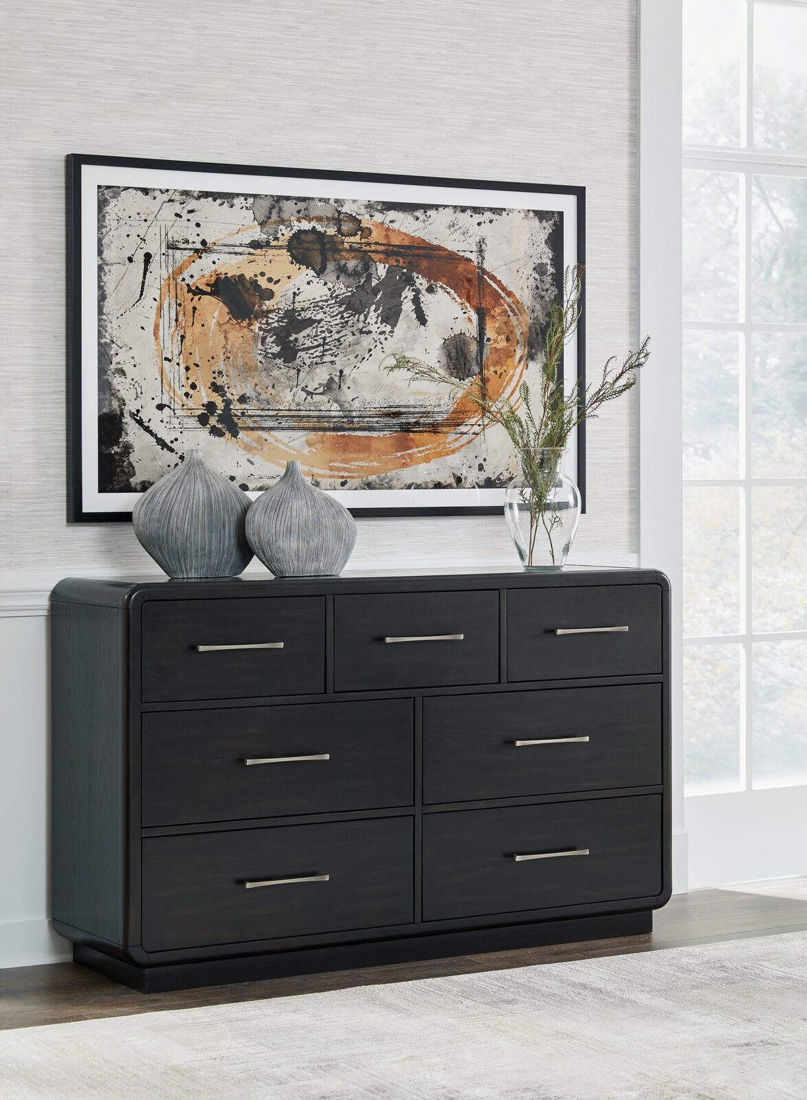 Rowanbeck - Dresser - Black - Image 2