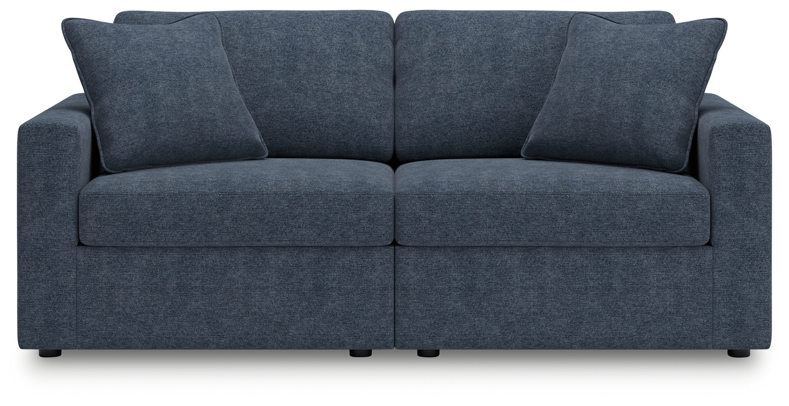 Modmax - 2-Piece Sectional Loveseat - Fabric - Ink - Image 3