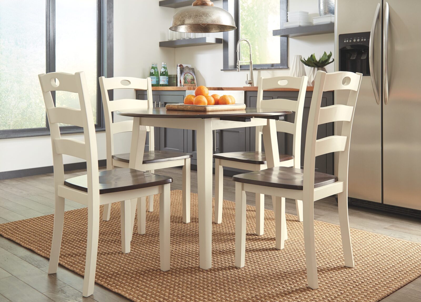 Woodanville - Dining Room Side Chair (Set of 2) - Cream / Brown - Image 5