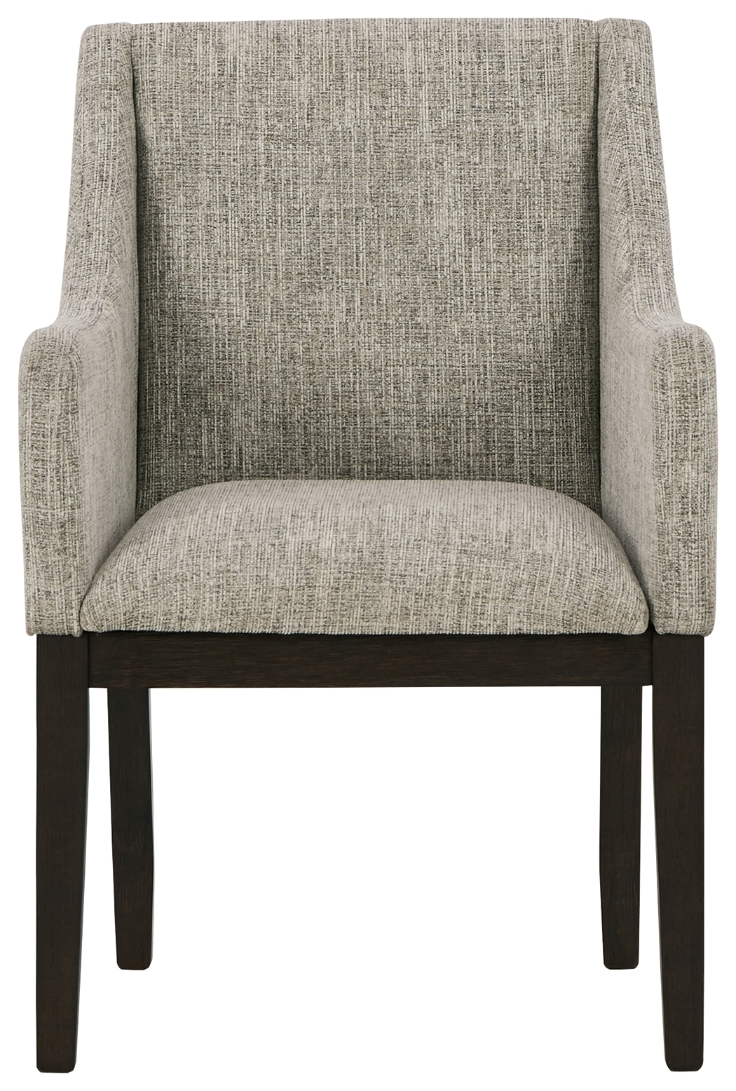 Burkhaus - Dining UPH Arm Chair (Set of 2) - Beige / Dark Brown - Image 4