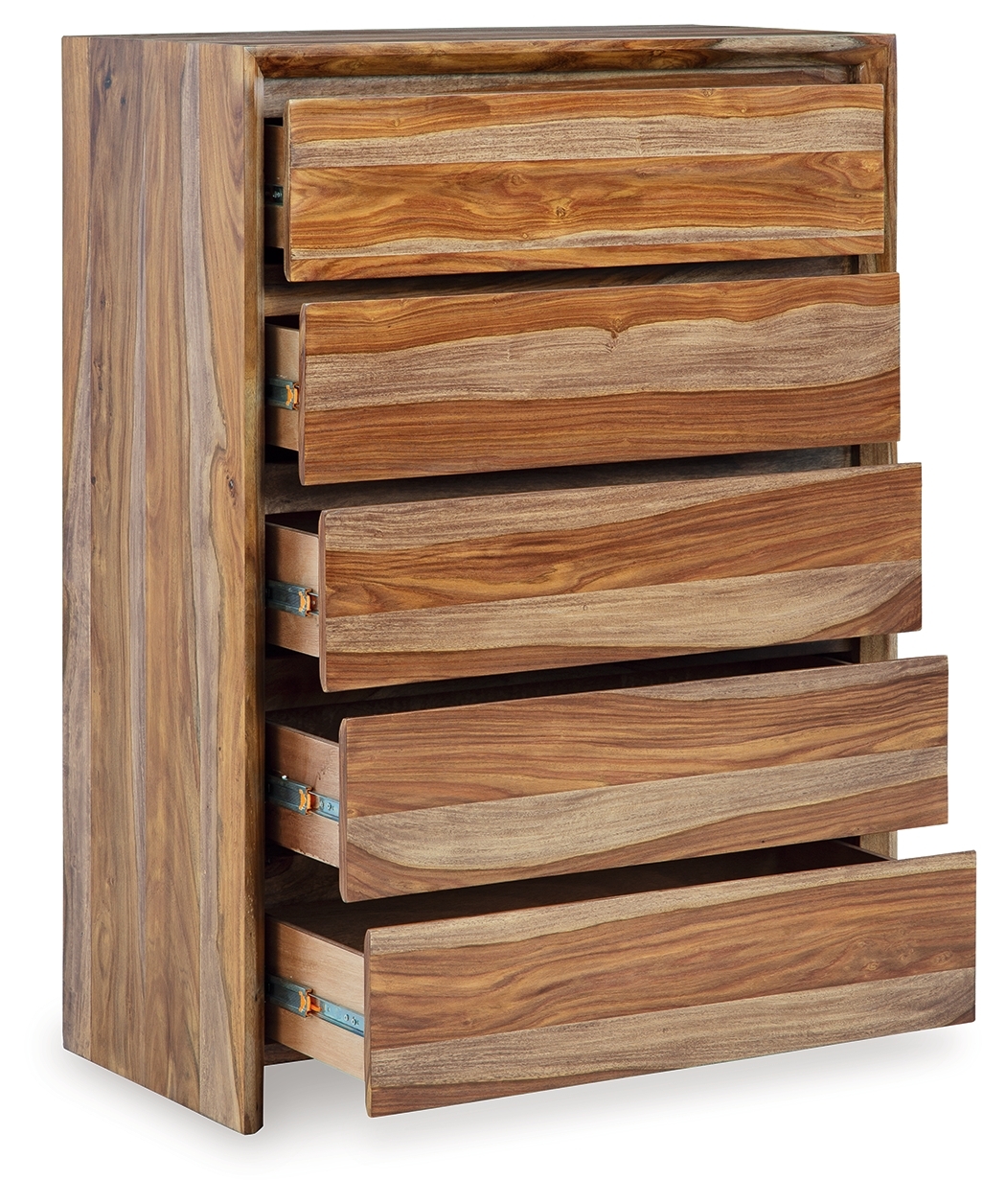 Dressonni - Five Drawer Chest - Brown - Image 3