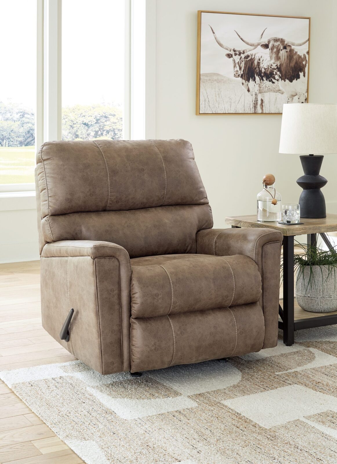 Navi - Rocker Recliner - Fossil - Image 2