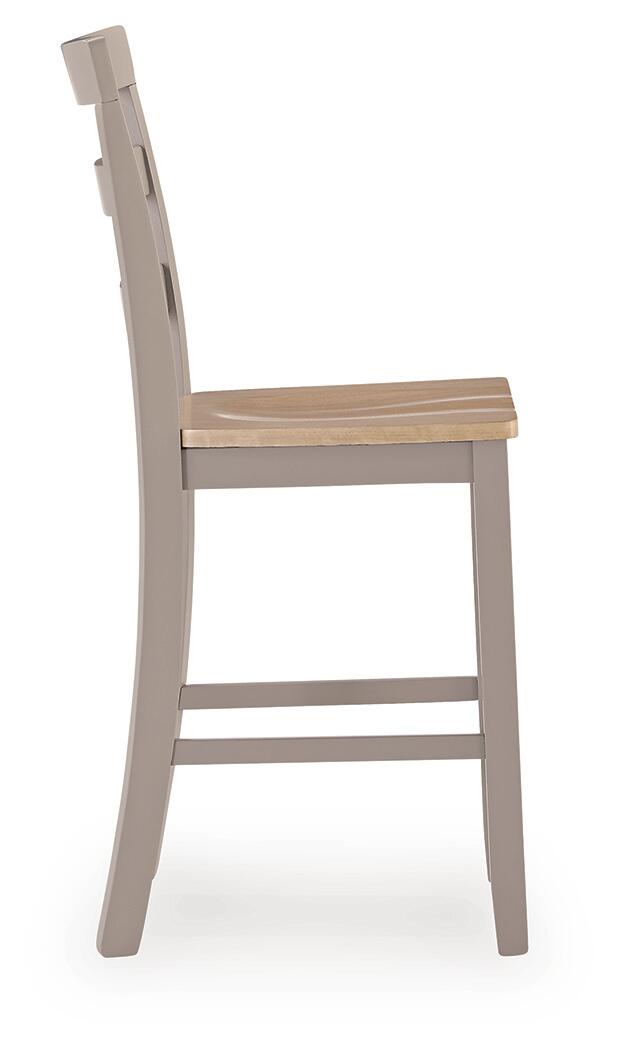 Harperfeld - Barstool (Set of 2) - Natural / Gray - Image 5