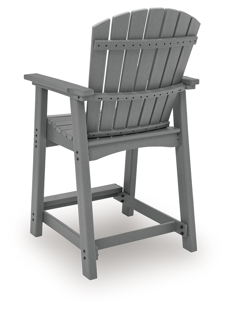 Sanctuary Beach - Barstool (Set of 2) - Dark Gray - Image 5