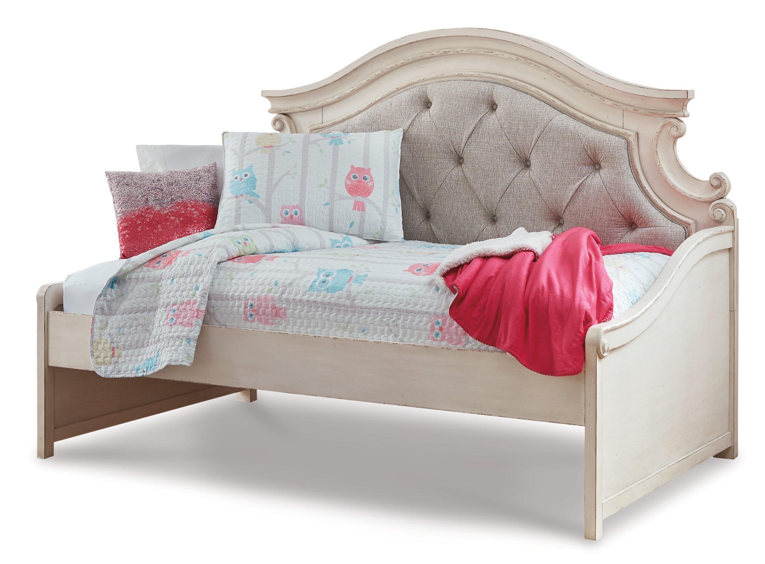 Realyn - Twin Day Bed With Storage - Chipped White - Image 5