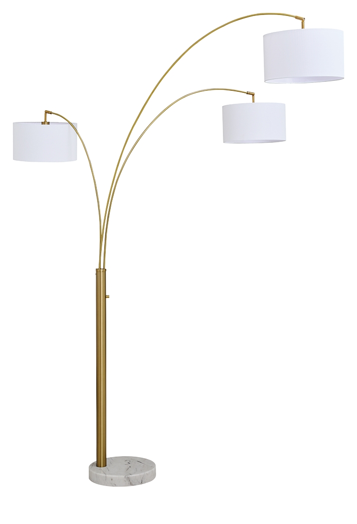 Valo - Metal Arc Lamp - Gold Finish - Image 3