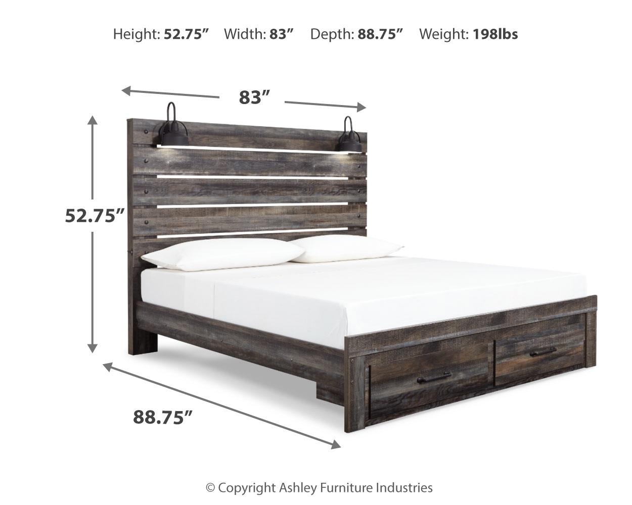 Drystan - Panel Bed - Image 14