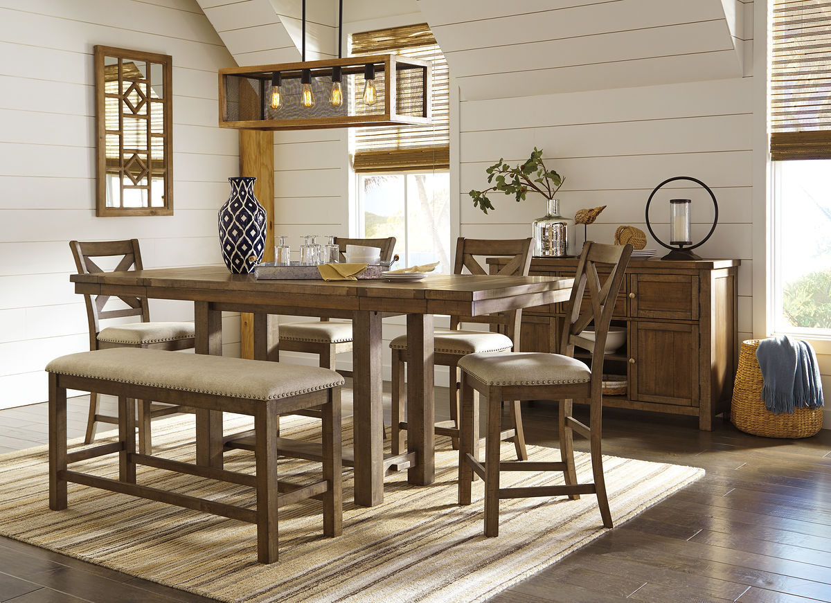 Moriville - Rectangular Dining Table Set - Counter Height - Image 3