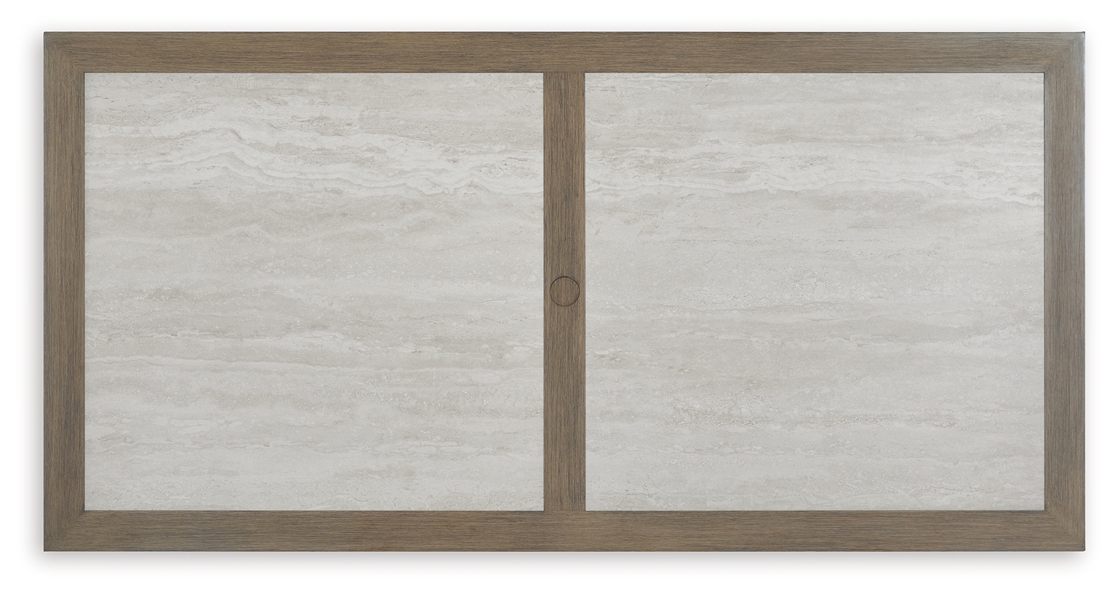 Rainier Ranch - Rectangle Dining Table With Umbrella Option - Brown / Beige - Image 5