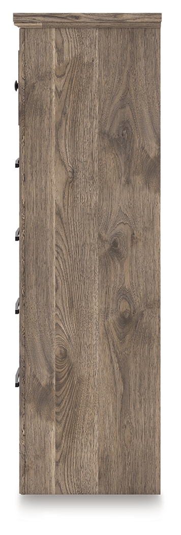 Rusticott - Five Drawer Chest - Brown - Image 7