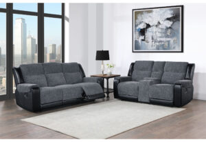 U5914 - Living Room Set - Gray / Black