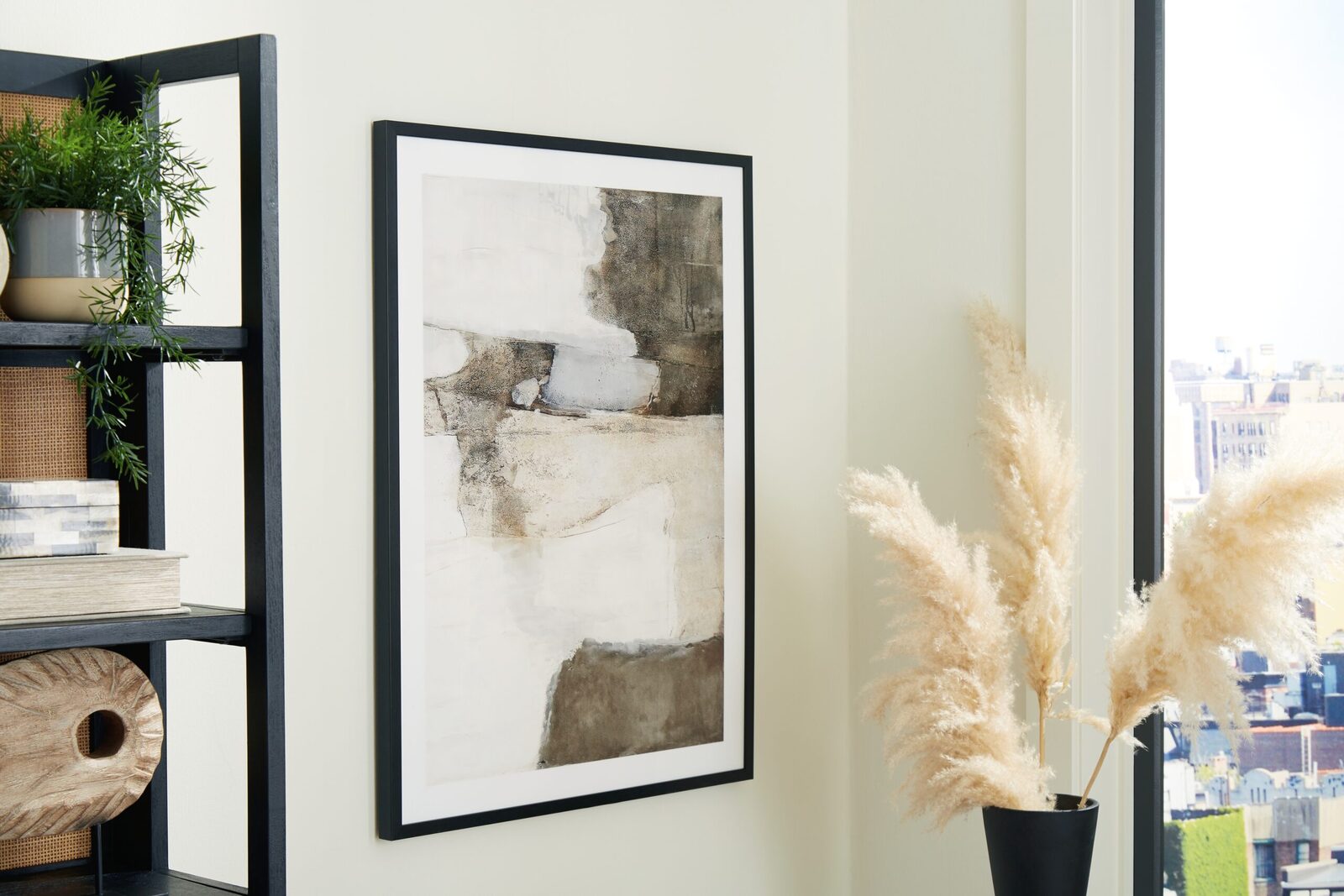 Aldricton - Wall Art - Brown / White - Image 2