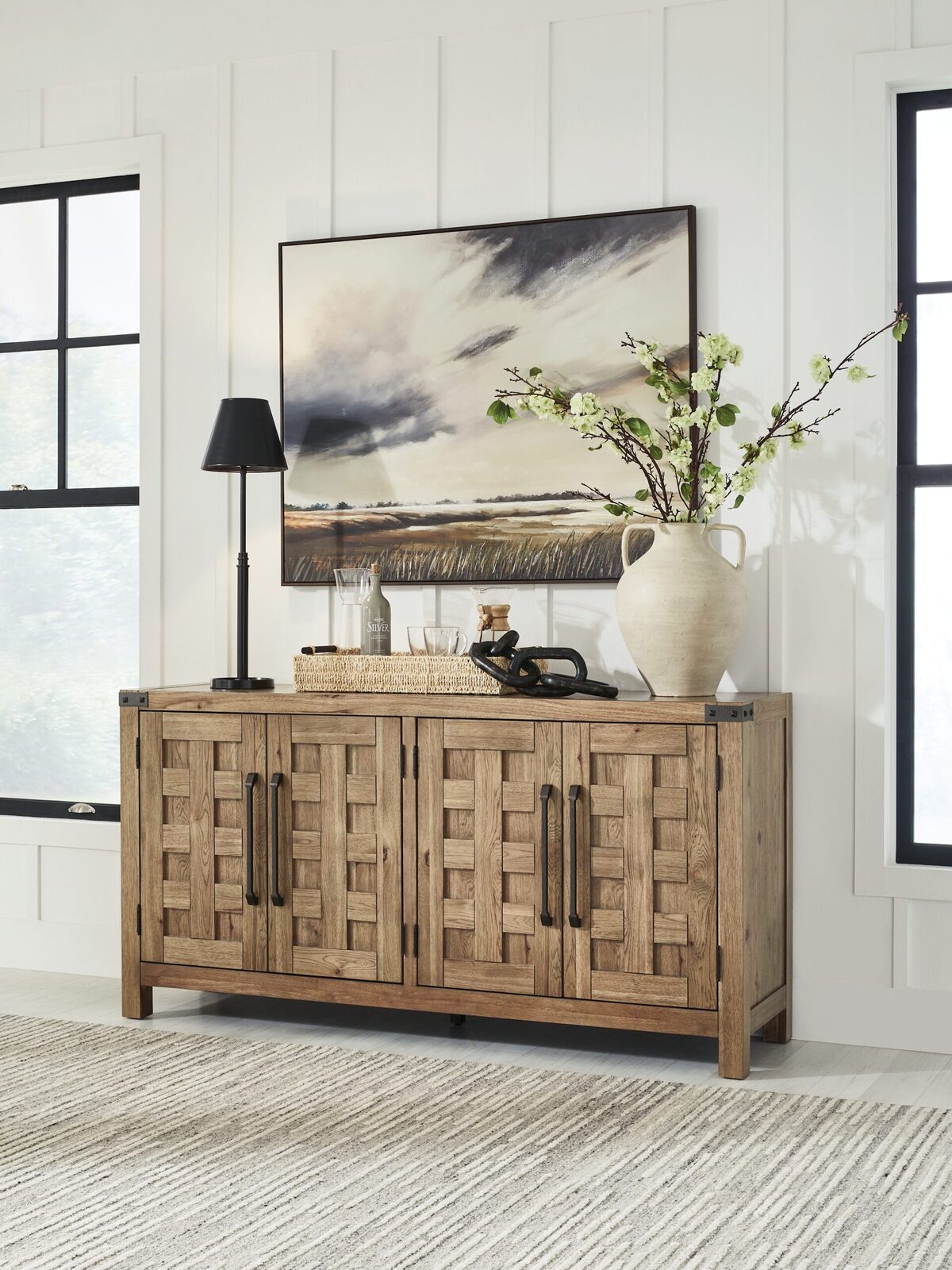 Ridgester - Dining Room Server - Light Brown - Image 2