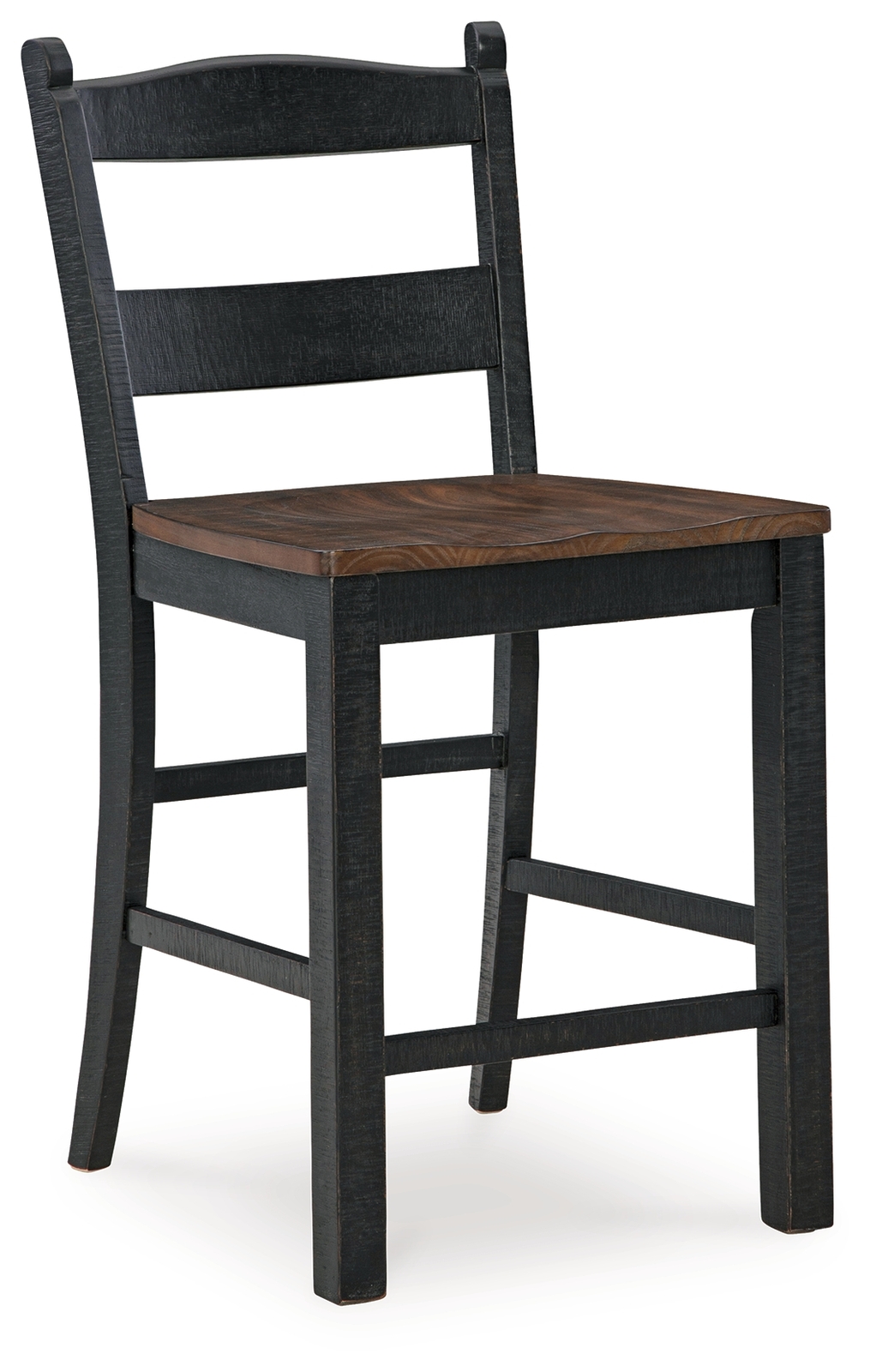Valebeck - Barstool (Set of 2) - Black / Brown - Image 3