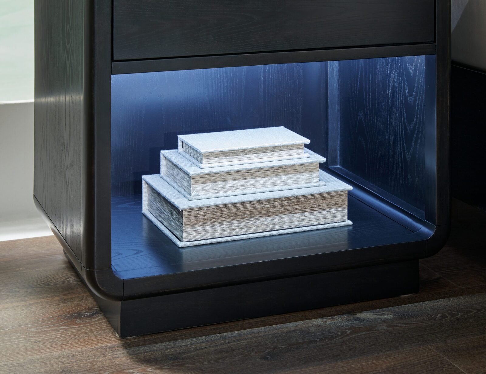 Rowanbeck - One Drawer Night Stand - Black - Image 8