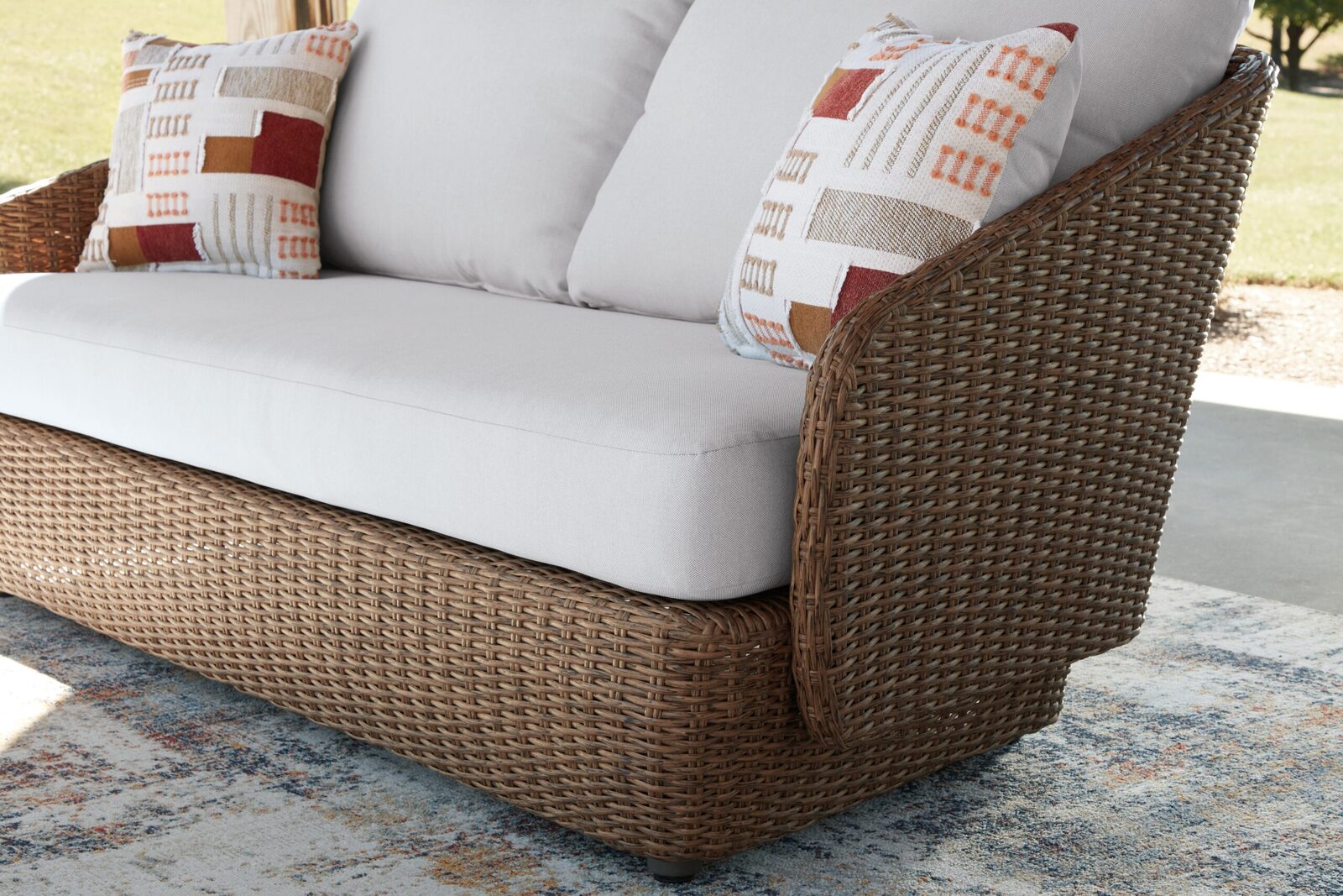 Double Point - Loveseat, Swivel Chairs Set (Set of 3) - Beige - Image 6