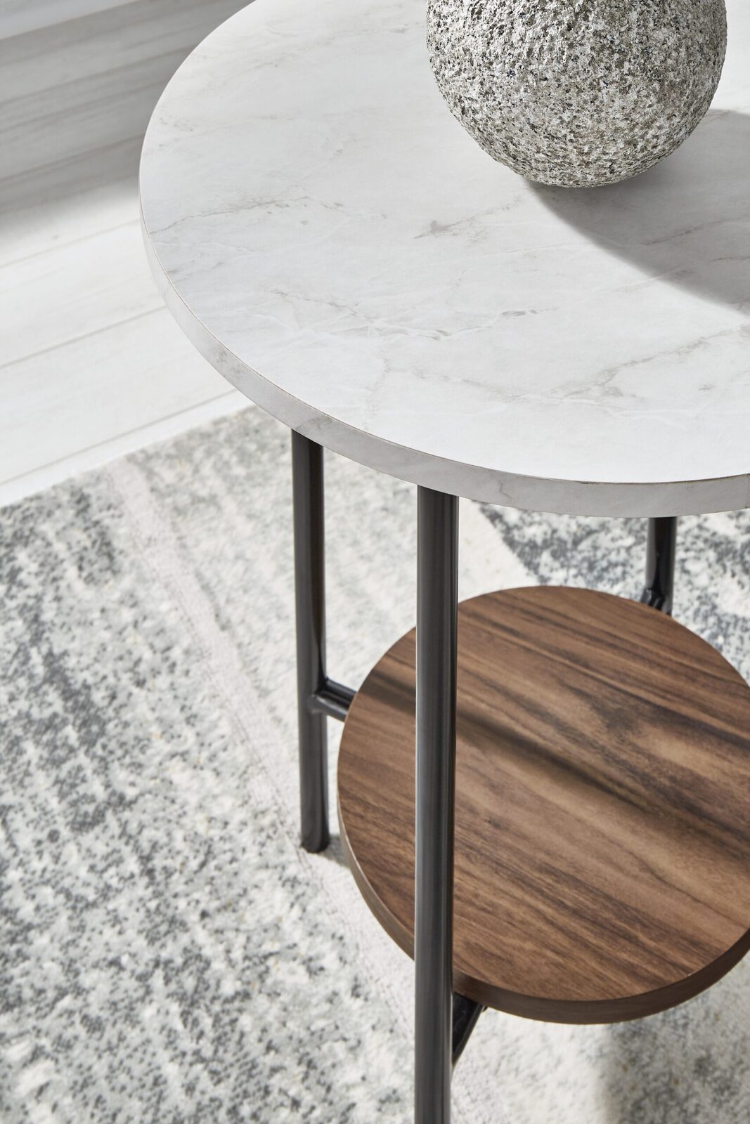 Wrenwich - Occasional Table Set (Set of 3) - Brown / Black / White - Image 5