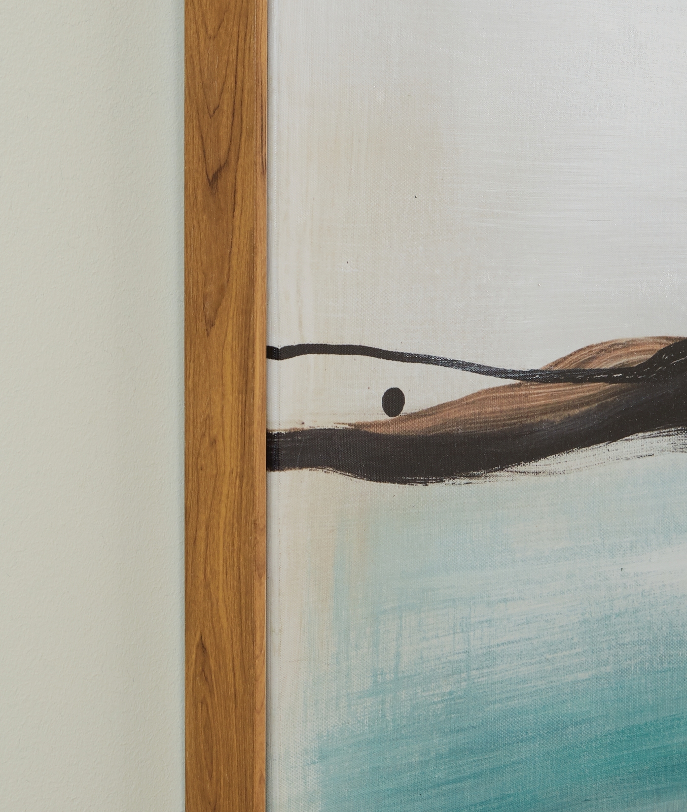 Brunonia - Wall Art - Teal / Orange / Black - Image 5