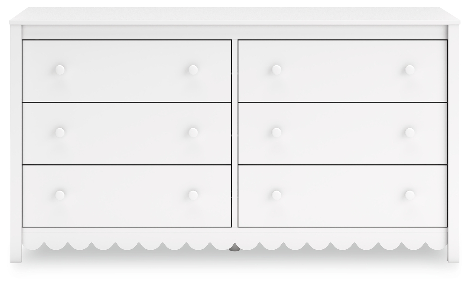 Hallityn - Six Drawer Dresser - White - Image 6