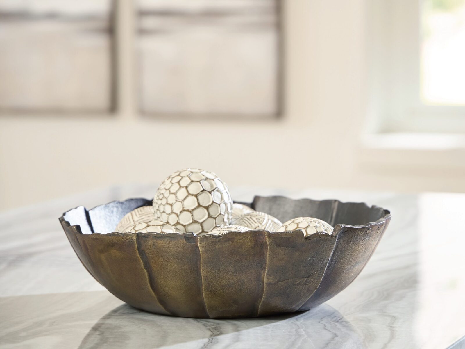 Aidman - Bowl - Black / Antique Gold Finish - Image 2