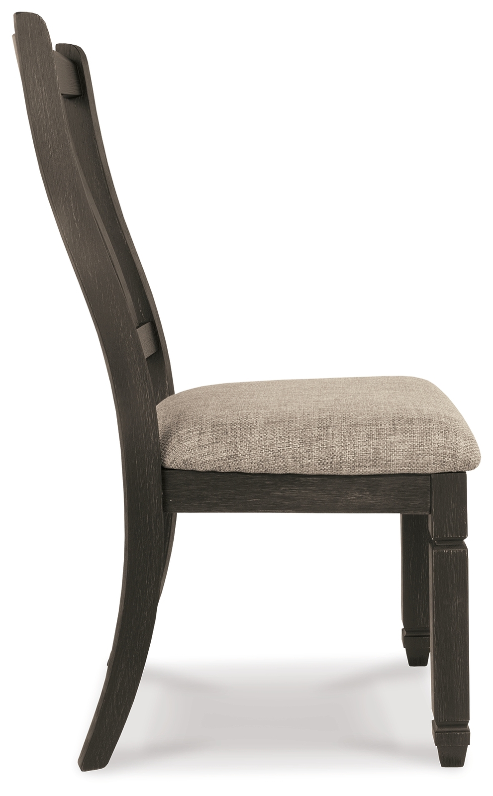 Tyler Creek - Dining UPH Side Chair (Set of 2) - Slatback - Black / Grayish Brown - Image 7