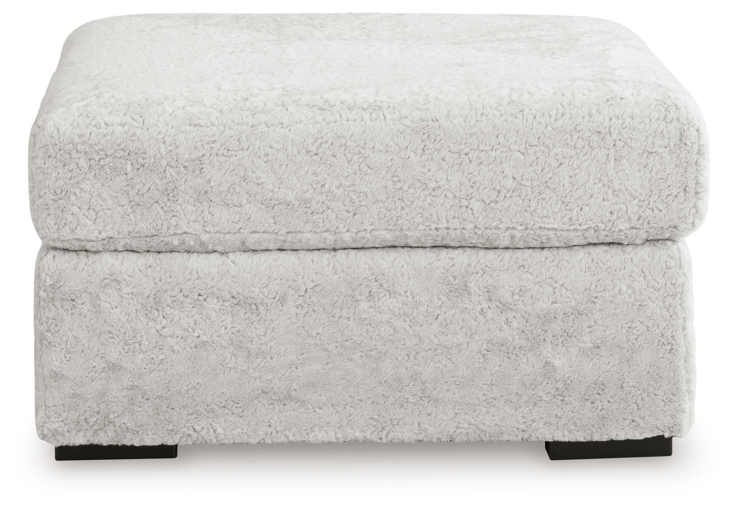 Cuddle Plush - Oversized Accent Ottoman - Arctic - Image 3