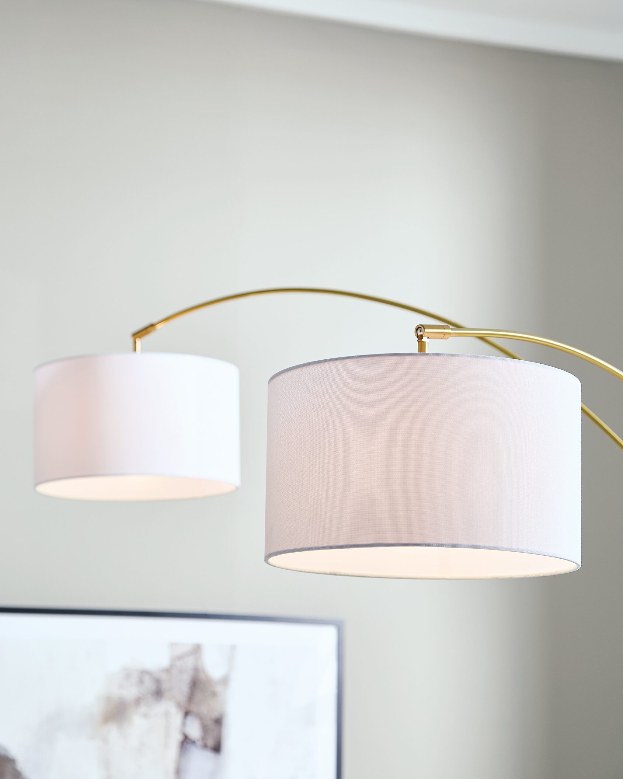 Valo - Metal Arc Lamp - Gold Finish - Image 4