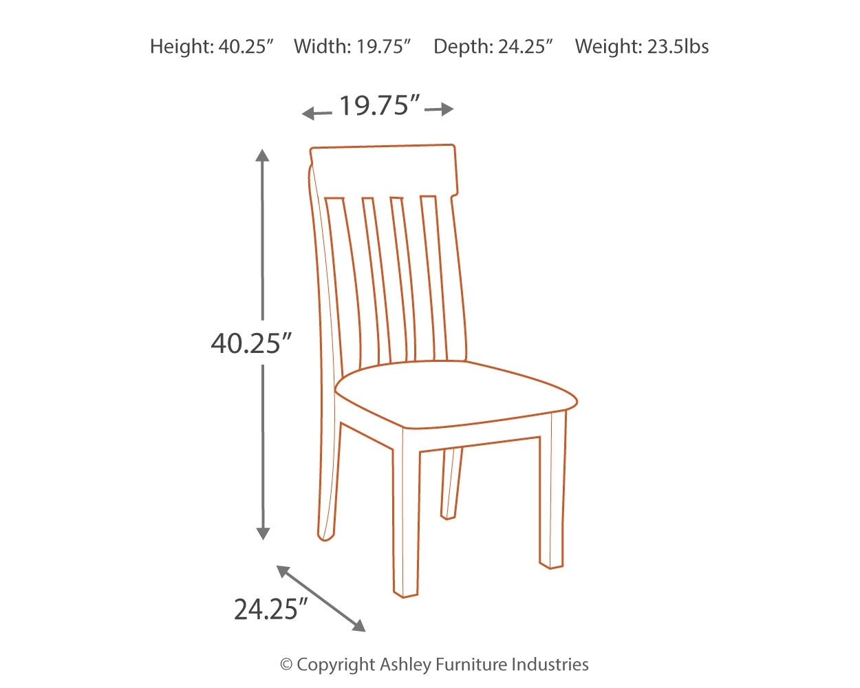 Haddigan - Dining UPH Side Chair (Set of 2) - Dark Brown - Image 5