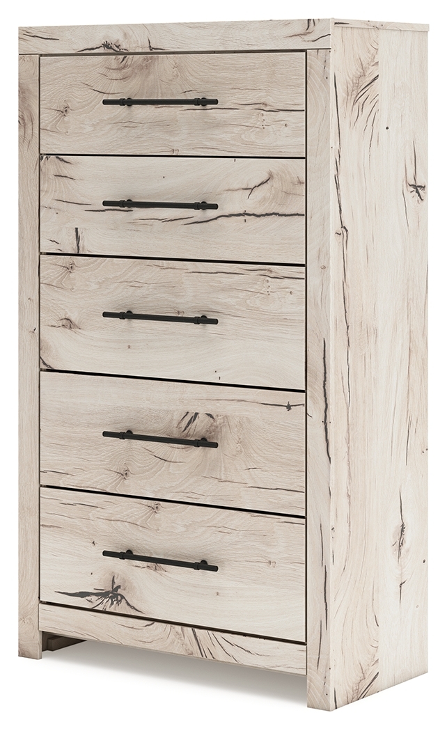 Lawroy - Five Drawer Chest - Light Natural - Image 2