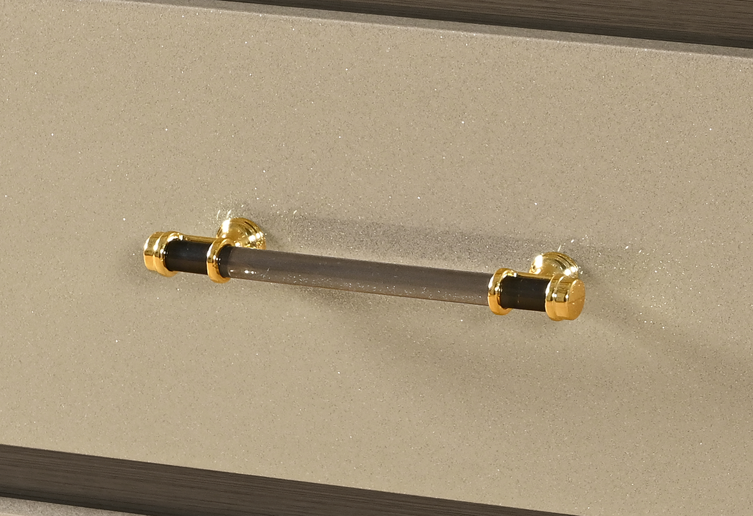 Genesis - Nightstand With LED - Gold - Image 3