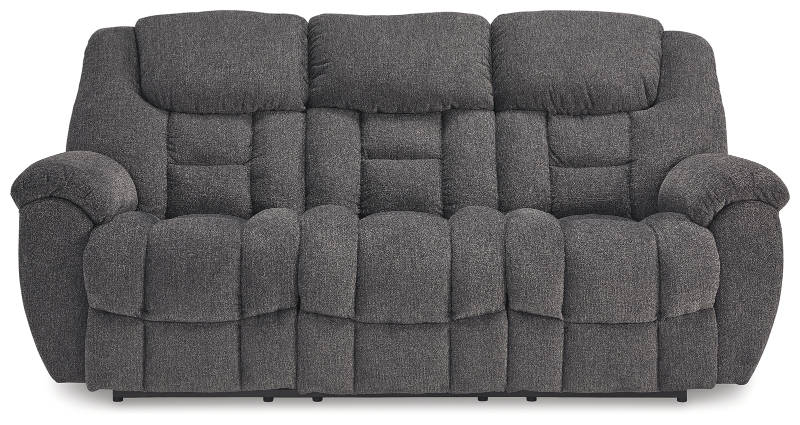 Foreside - Reclining Sofa - Charcoal - Image 4