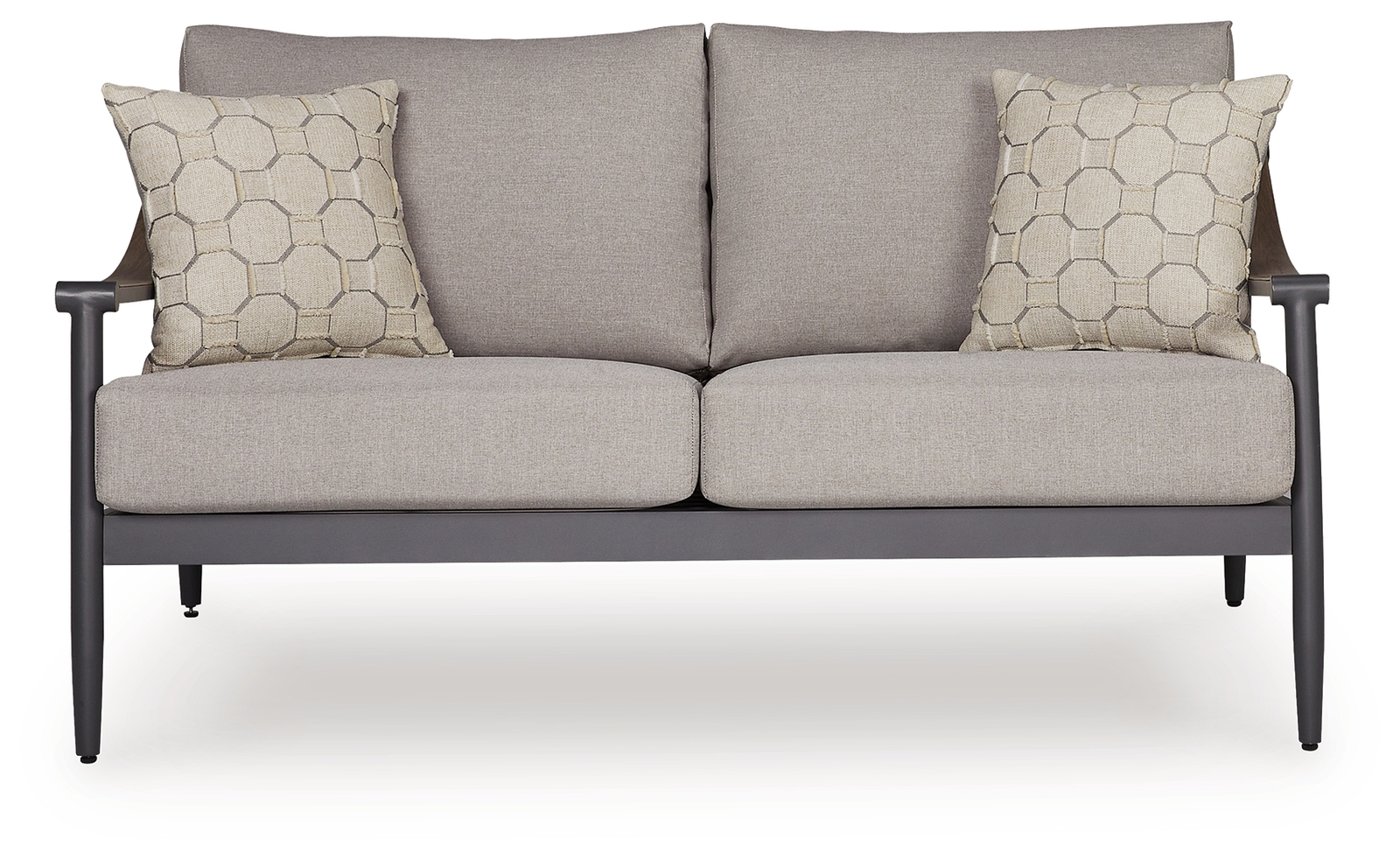 Ocean Beach - Loveseat With Cushion - Gray - Image 3