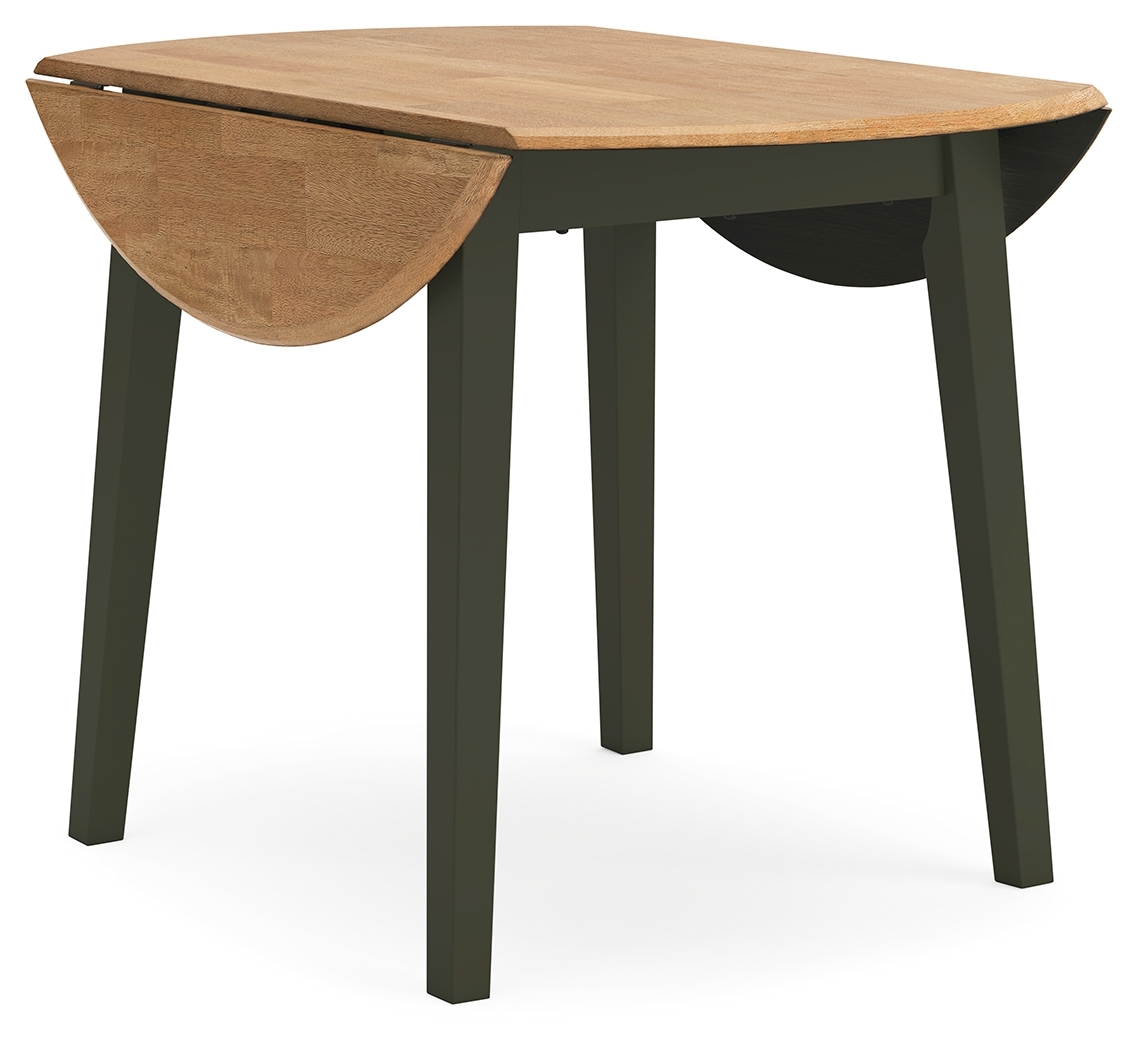Gesthaven - Round Dining Room Drop Leaf Table Set - Image 9