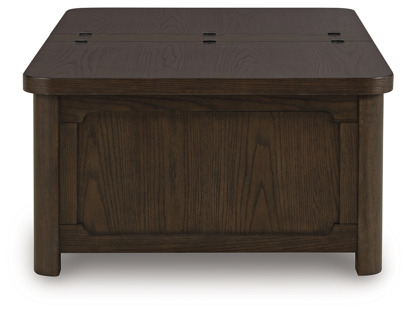 Breckington - Cocktail Table With Storage - Dark Brown - Image 5