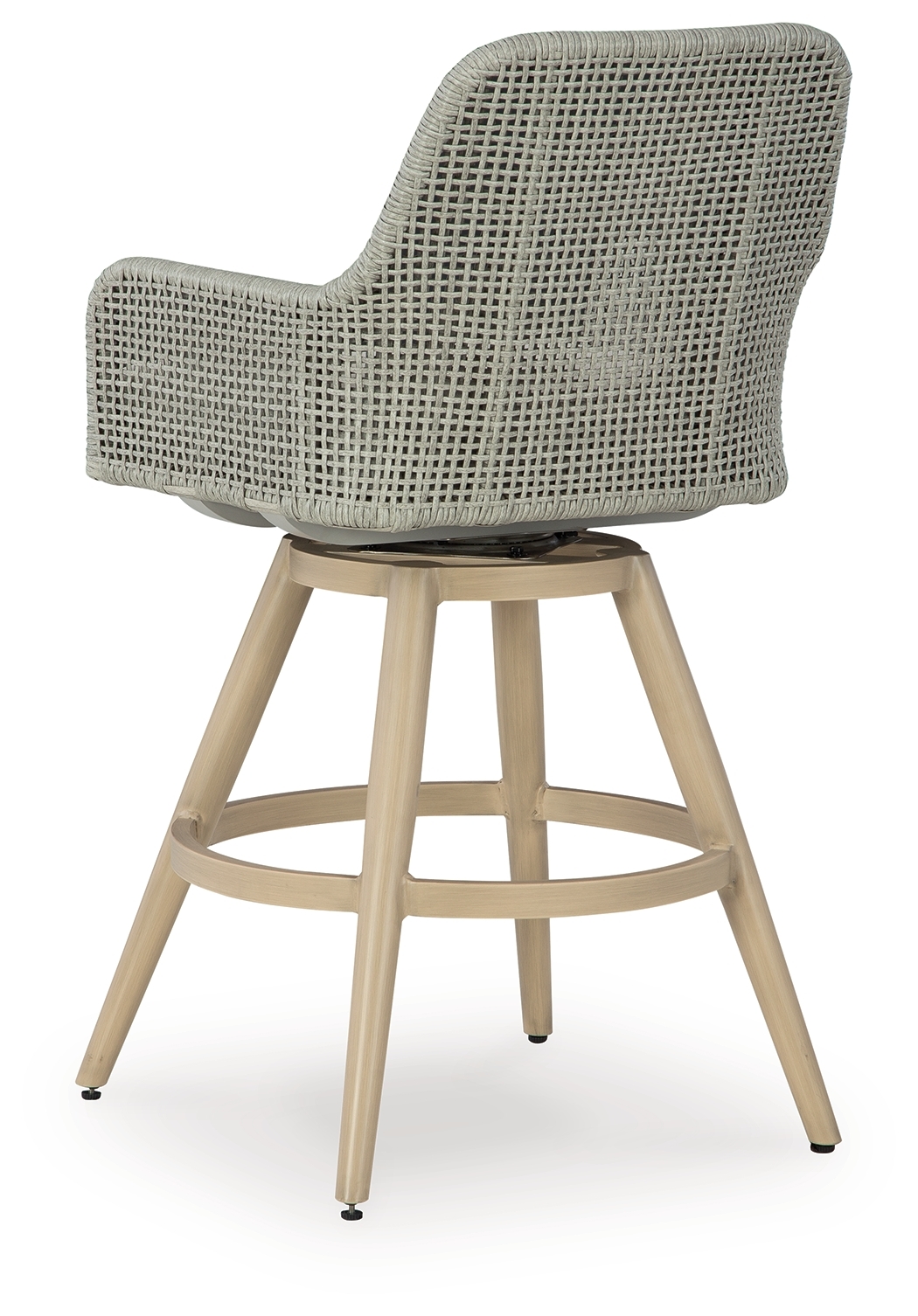 Seton Creek - Barstool With Cushion (Set of 2) - Beige / Gray - Image 5