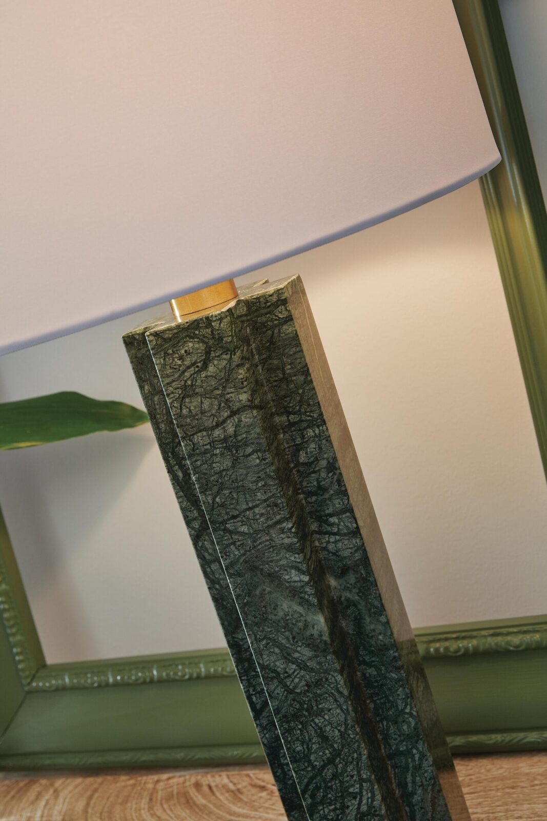Keegan - Marble Table Lamp - Green - Image 4
